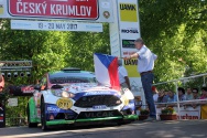 Rallye Český Krumlov: Start soutěže
